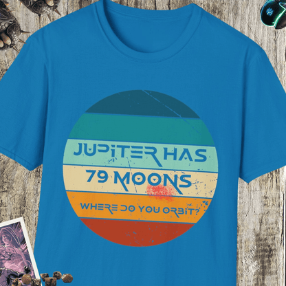 Jupiter Has 79 Moons Unisex Softstyle T-Shirt