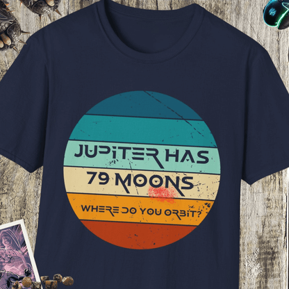 Jupiter Has 79 Moons Unisex Softstyle T-Shirt