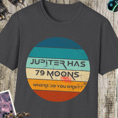 Jupiter Has 79 Moons Unisex Softstyle T-Shirt