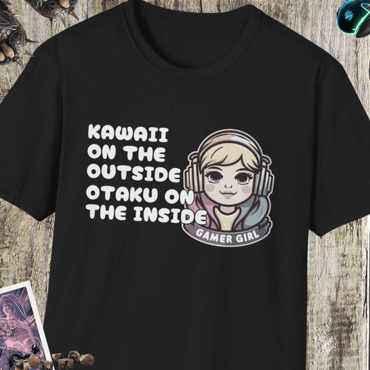 Kawaii On The Outside Unisex Softstyle T-Shirt