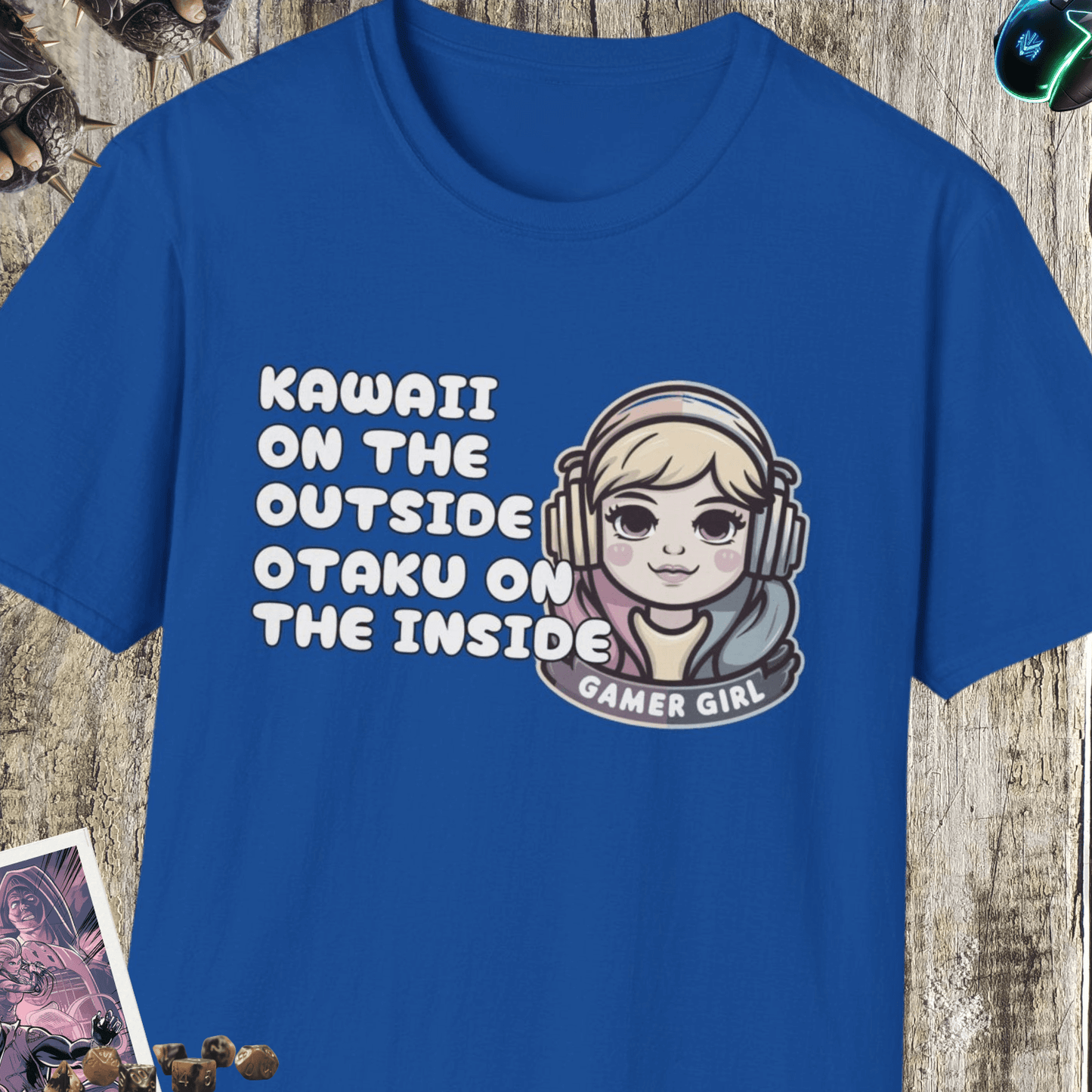 Kawaii On The Outside Unisex Softstyle T-Shirt