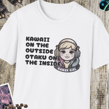 Kawaii On The Outside Unisex Softstyle T-Shirt