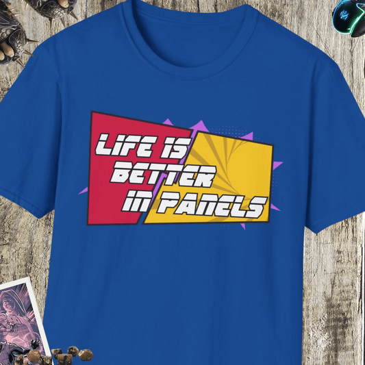 Life Is Better In Panels Unisex Softstyle T-Shirt