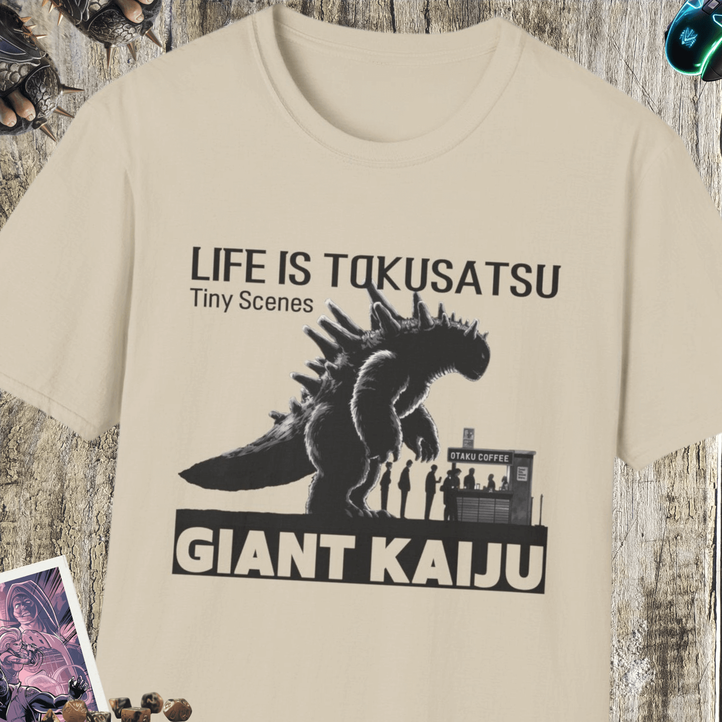 Life Is Tokusatsu Unisex Softstyle T-Shirt