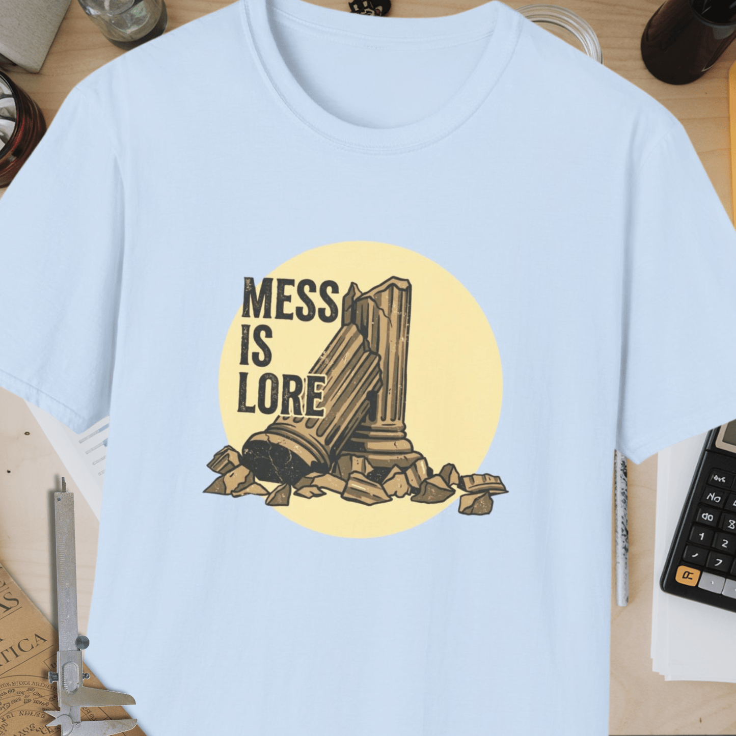 Mess Is Lore Unisex Softstyle T-Shirt
