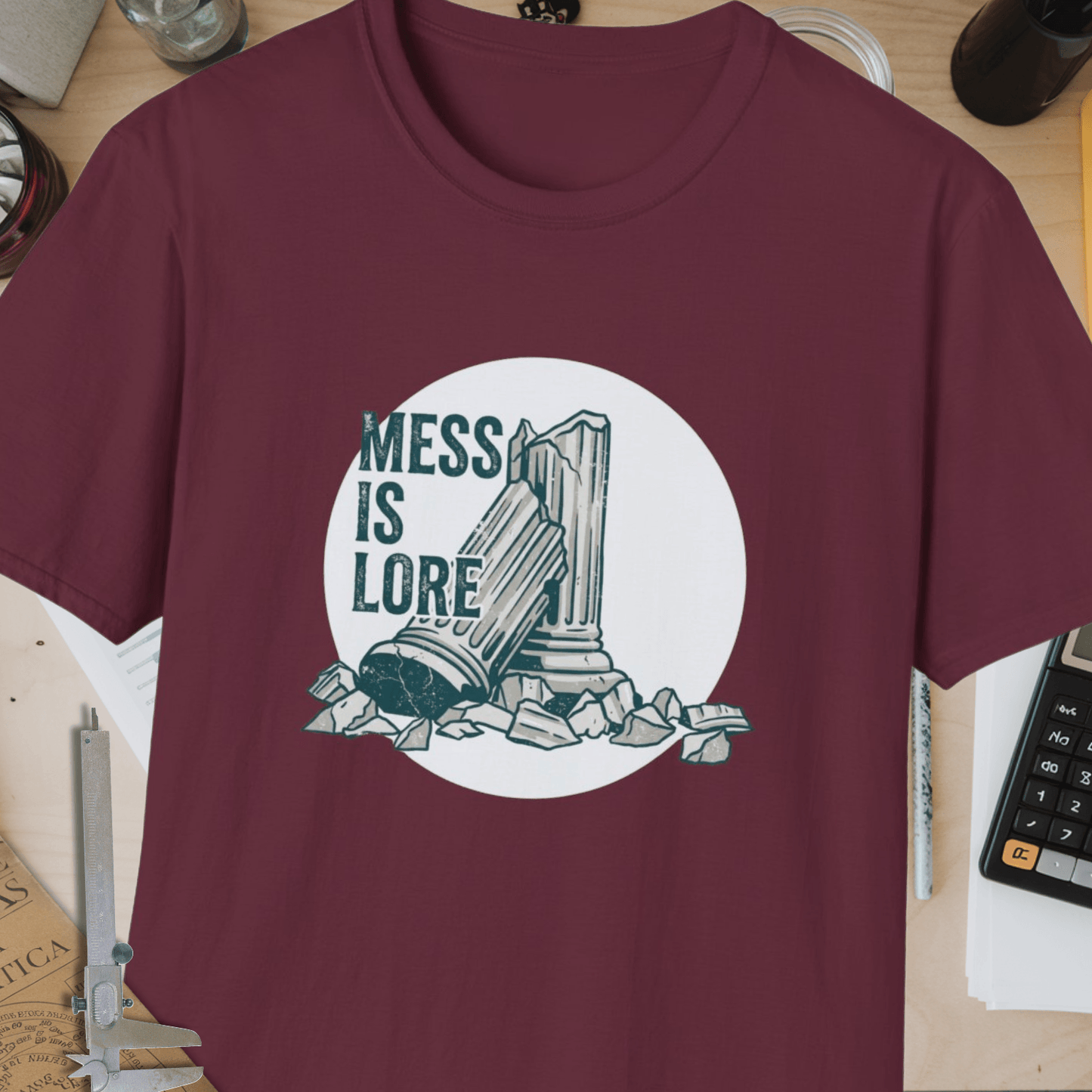Mess Is Lore Unisex Softstyle T-Shirt