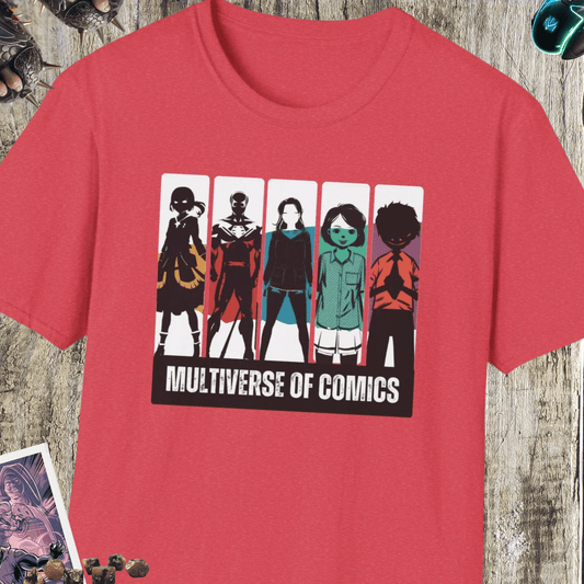 Multiverse Of Comics Unisex Softstyle T-Shirt