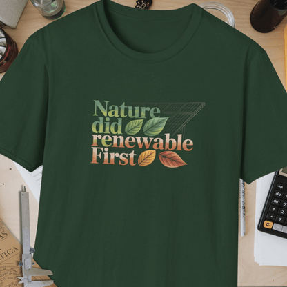 Nature Did Renewable First Unisex Softstyle T-Shirt