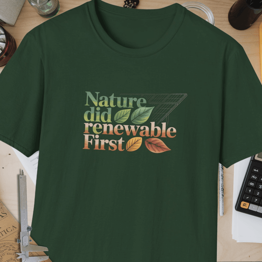Nature Did Renewable First Unisex Softstyle T-Shirt