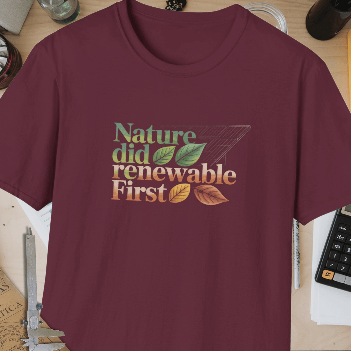 Nature Did Renewable First Unisex Softstyle T-Shirt