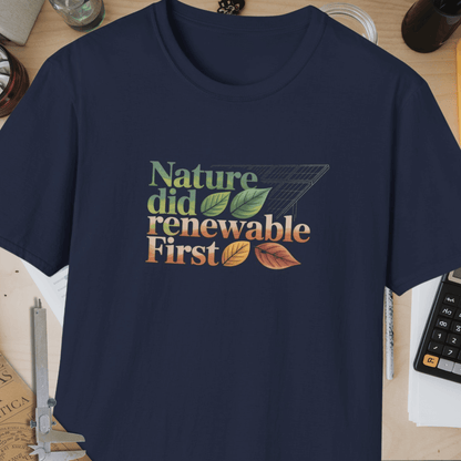 Nature Did Renewable First Unisex Softstyle T-Shirt