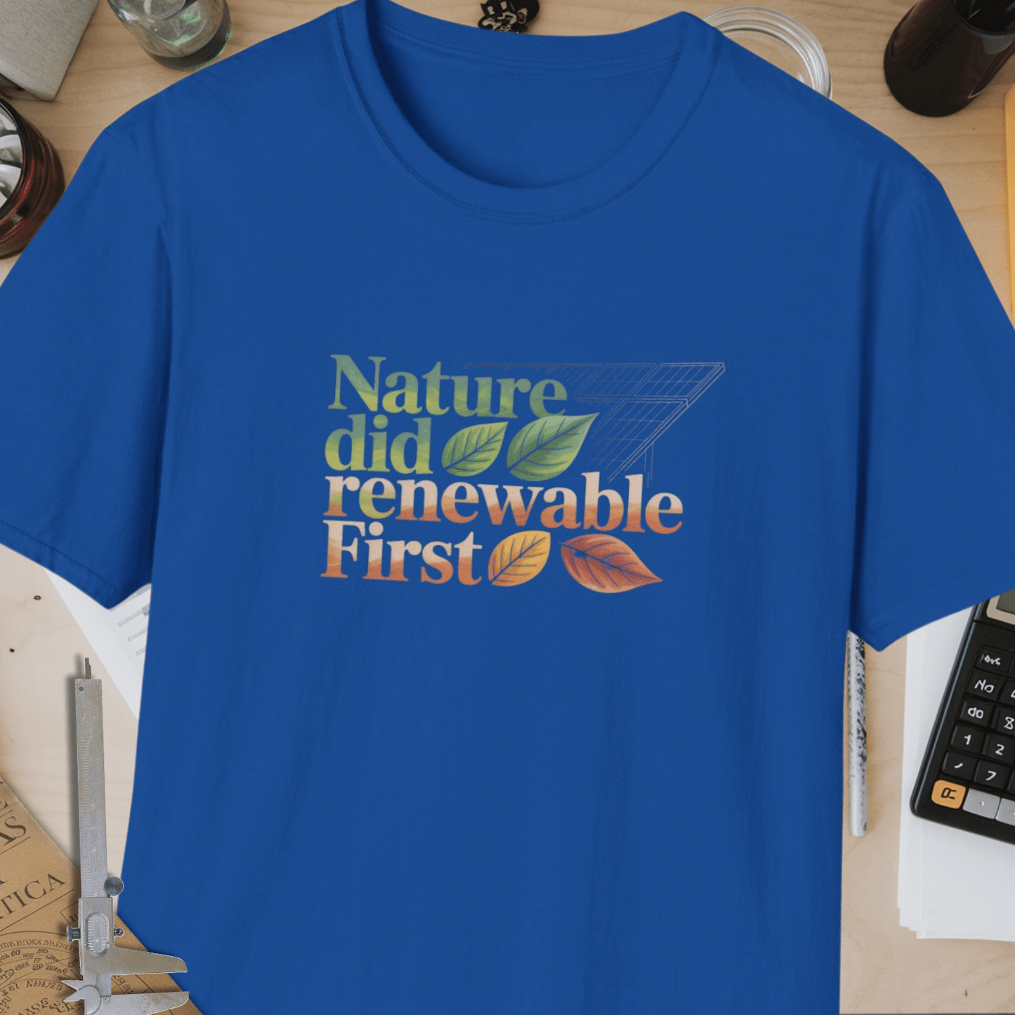 Nature Did Renewable First Unisex Softstyle T-Shirt