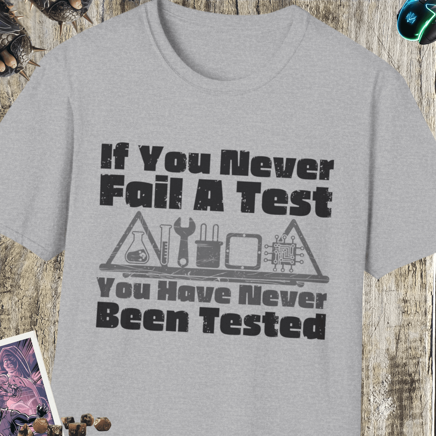 Never Been Tested Unisex Softstyle T-Shirt