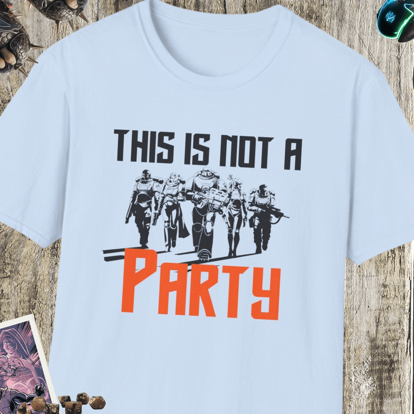 Not A Party Unisex Softstyle T-Shirt