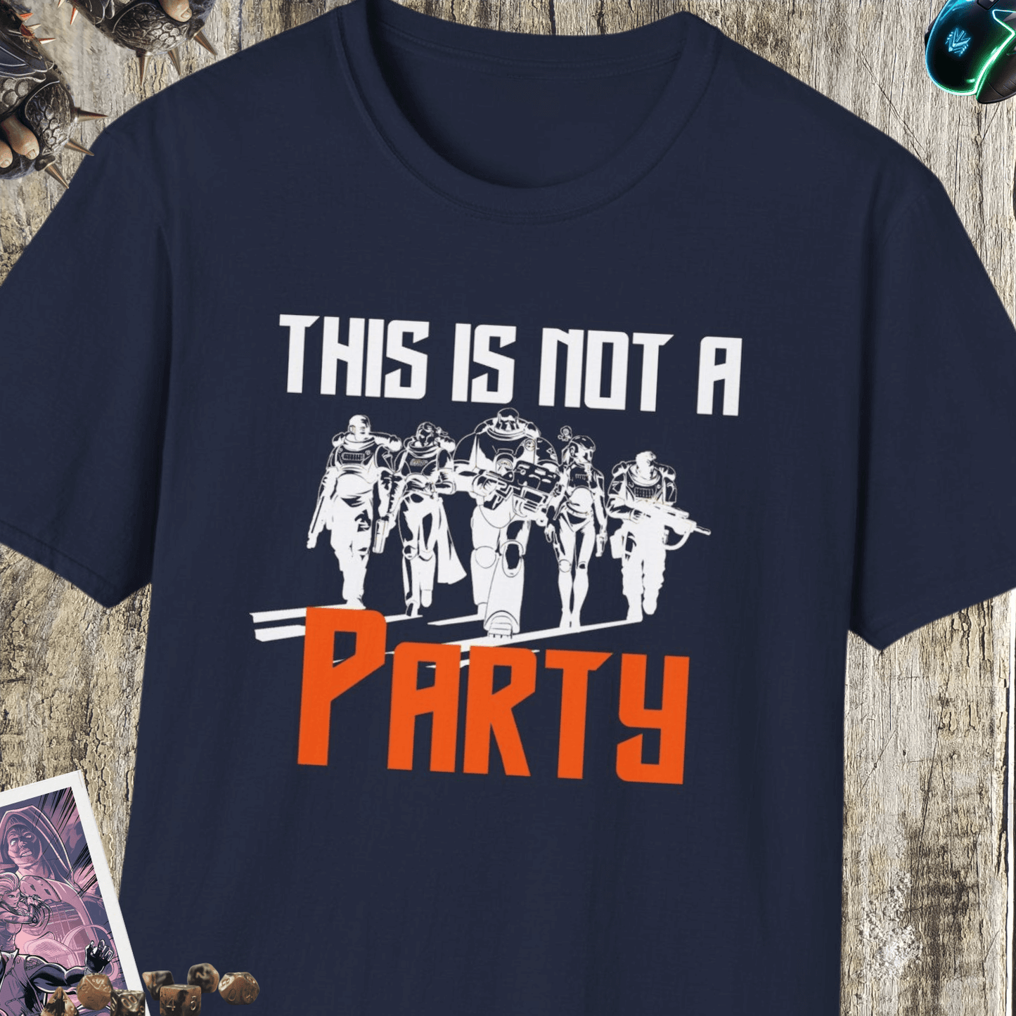 Not A Party Unisex Softstyle T-Shirt