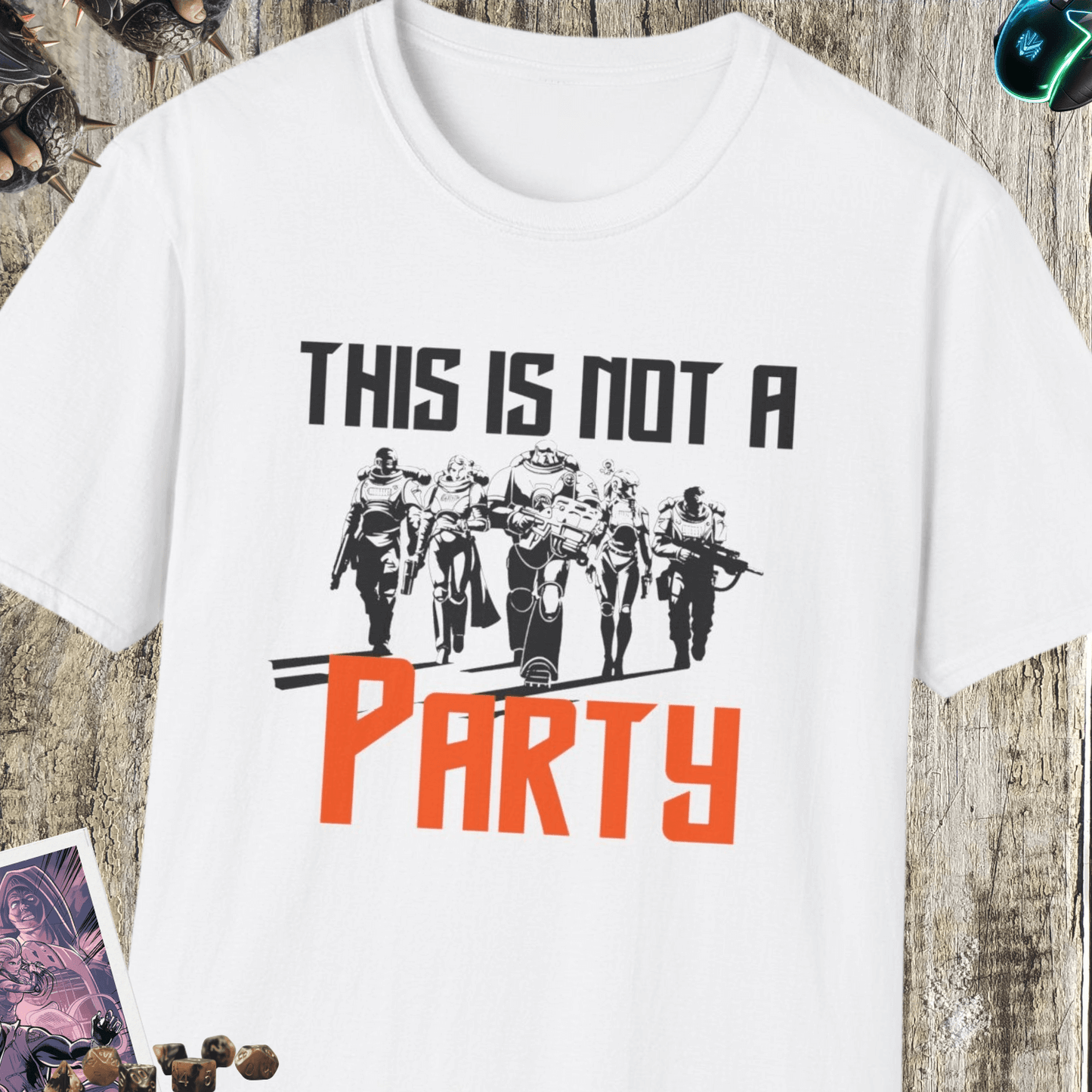 Not A Party Unisex Softstyle T-Shirt