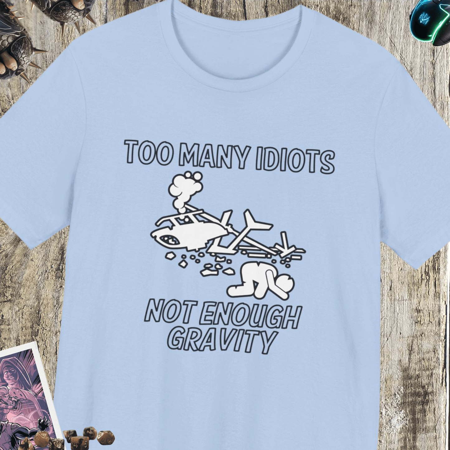 Not Enough Gravity Unisex Jersey Short Sleeve Tee