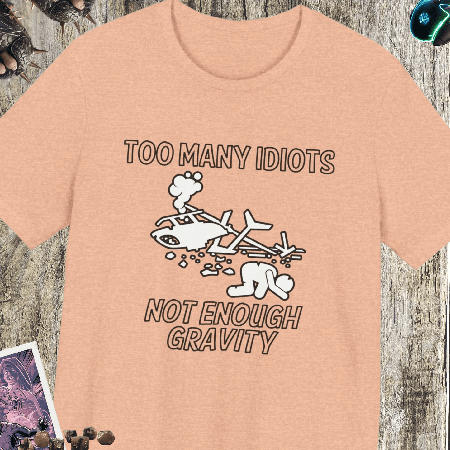 Not Enough Gravity Unisex Jersey Short Sleeve Tee