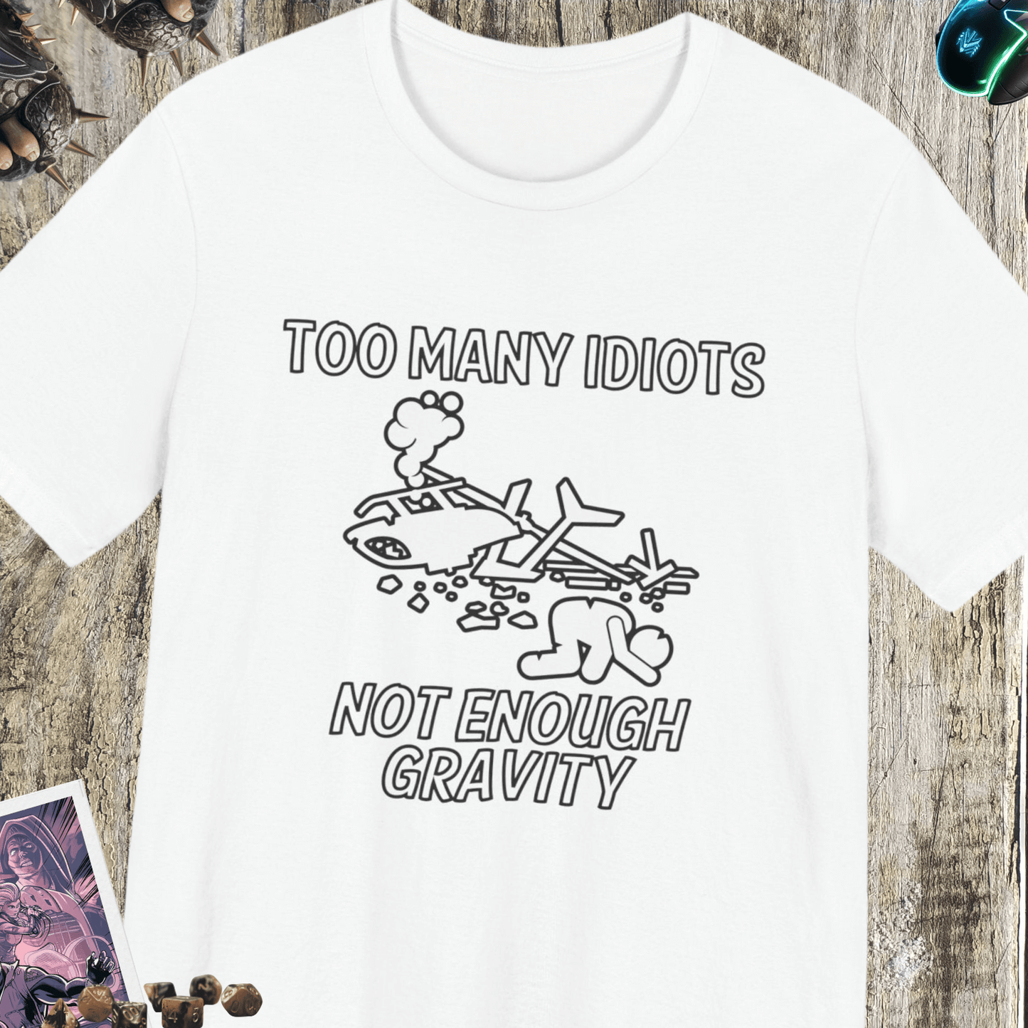 Not Enough Gravity Unisex Jersey Short Sleeve Tee