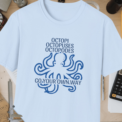 Octopi Octopuses Octopodes Unisex Softstyle T-Shirt