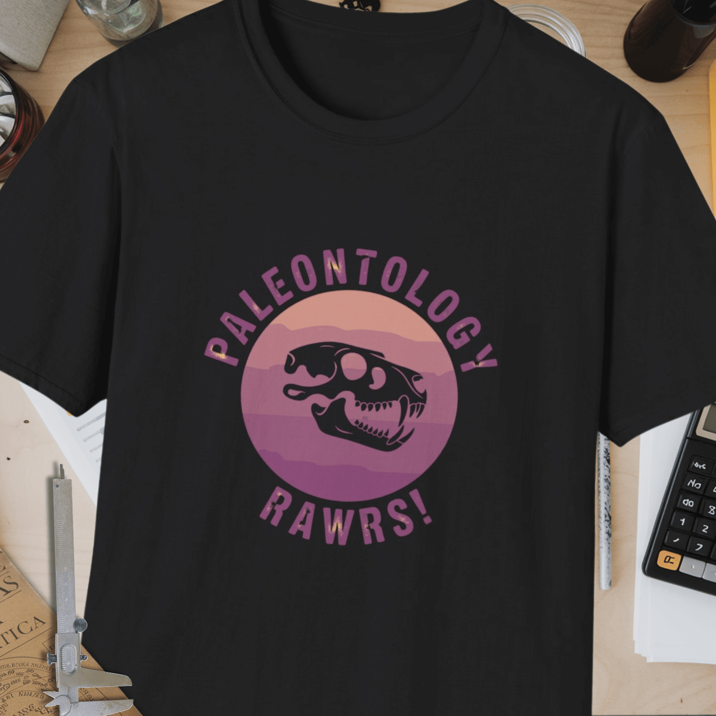 Paleontology RAWRS Unisex Softstyle T-Shirt