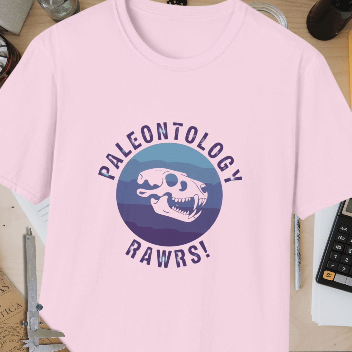 Paleontology RAWRS Unisex Softstyle T-Shirt