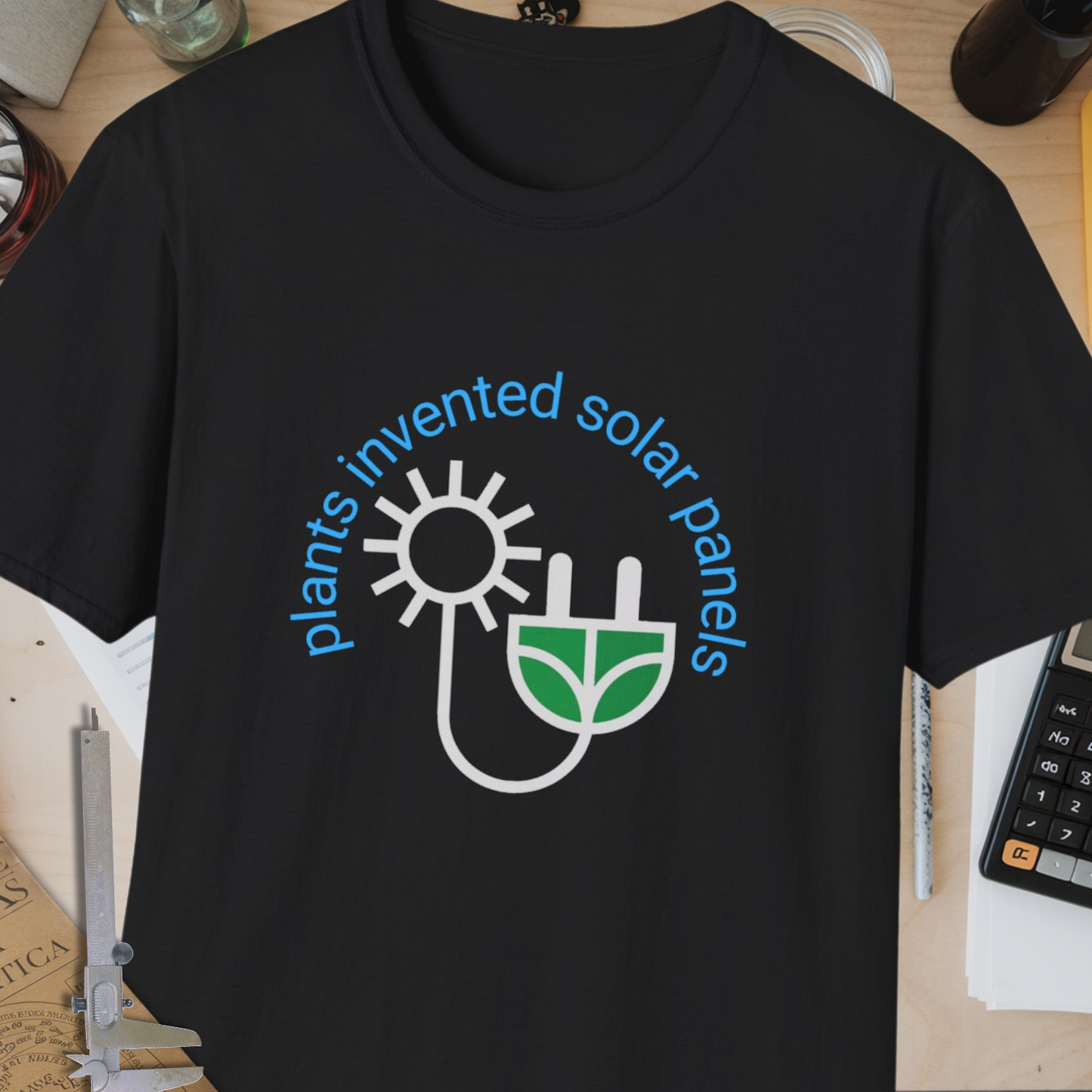 Plants Invented Solar Panels Unisex Softstyle T-Shirt