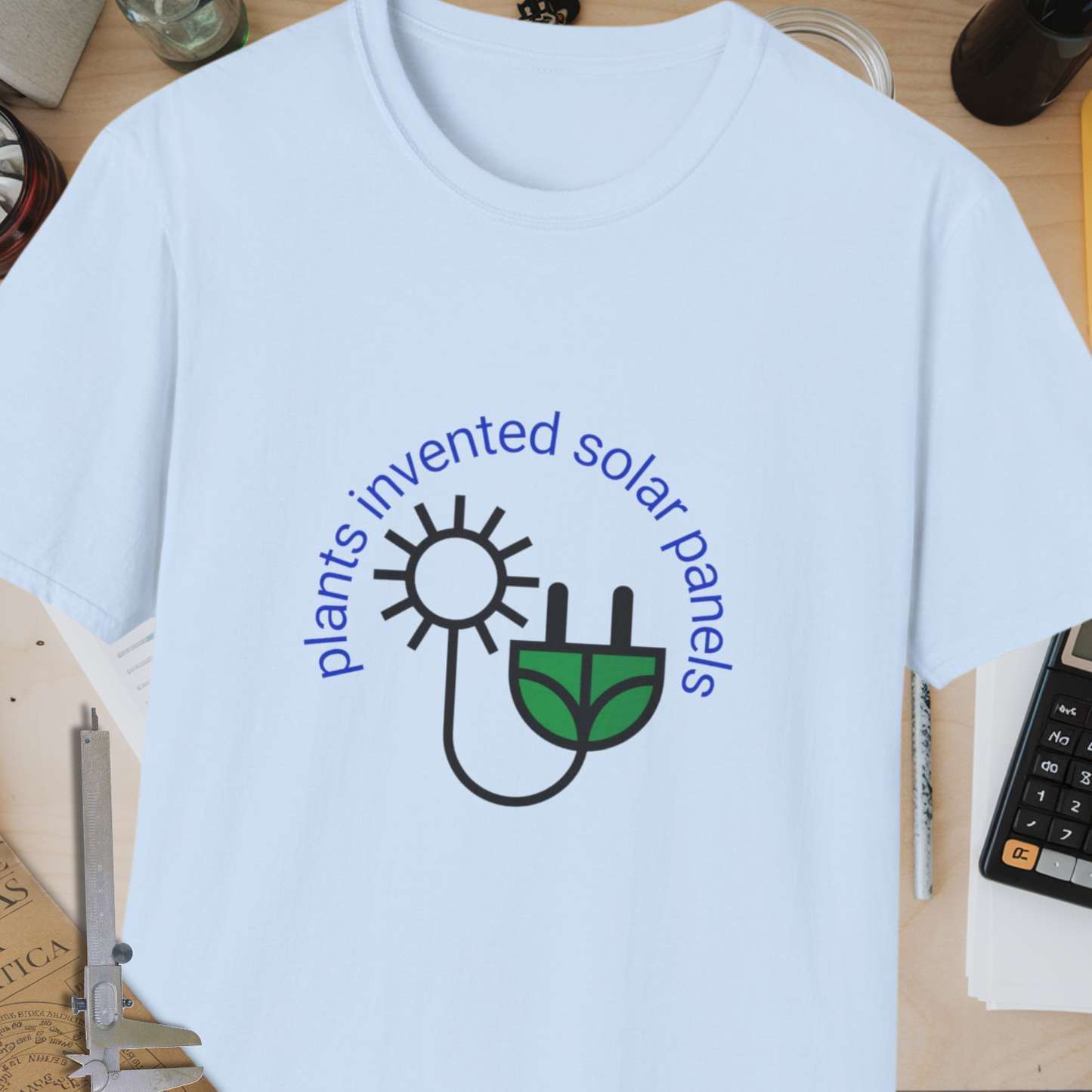 Plants Invented Solar Panels Unisex Softstyle T-Shirt