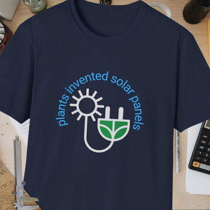 Plants Invented Solar Panels Unisex Softstyle T-Shirt