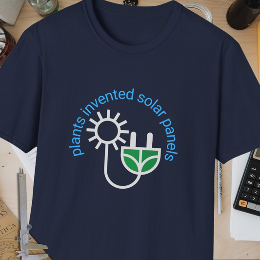 Plants Invented Solar Panels Unisex Softstyle T-Shirt