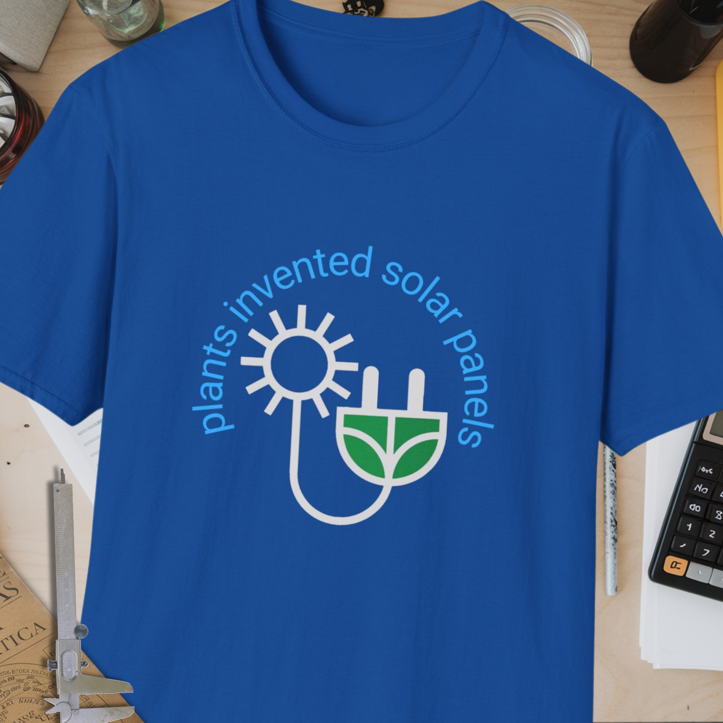 Plants Invented Solar Panels Unisex Softstyle T-Shirt