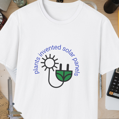 Plants Invented Solar Panels Unisex Softstyle T-Shirt
