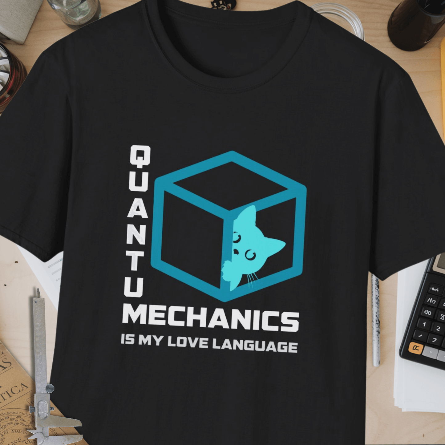 Quantum Mechanics Unisex Softstyle T-Shirt