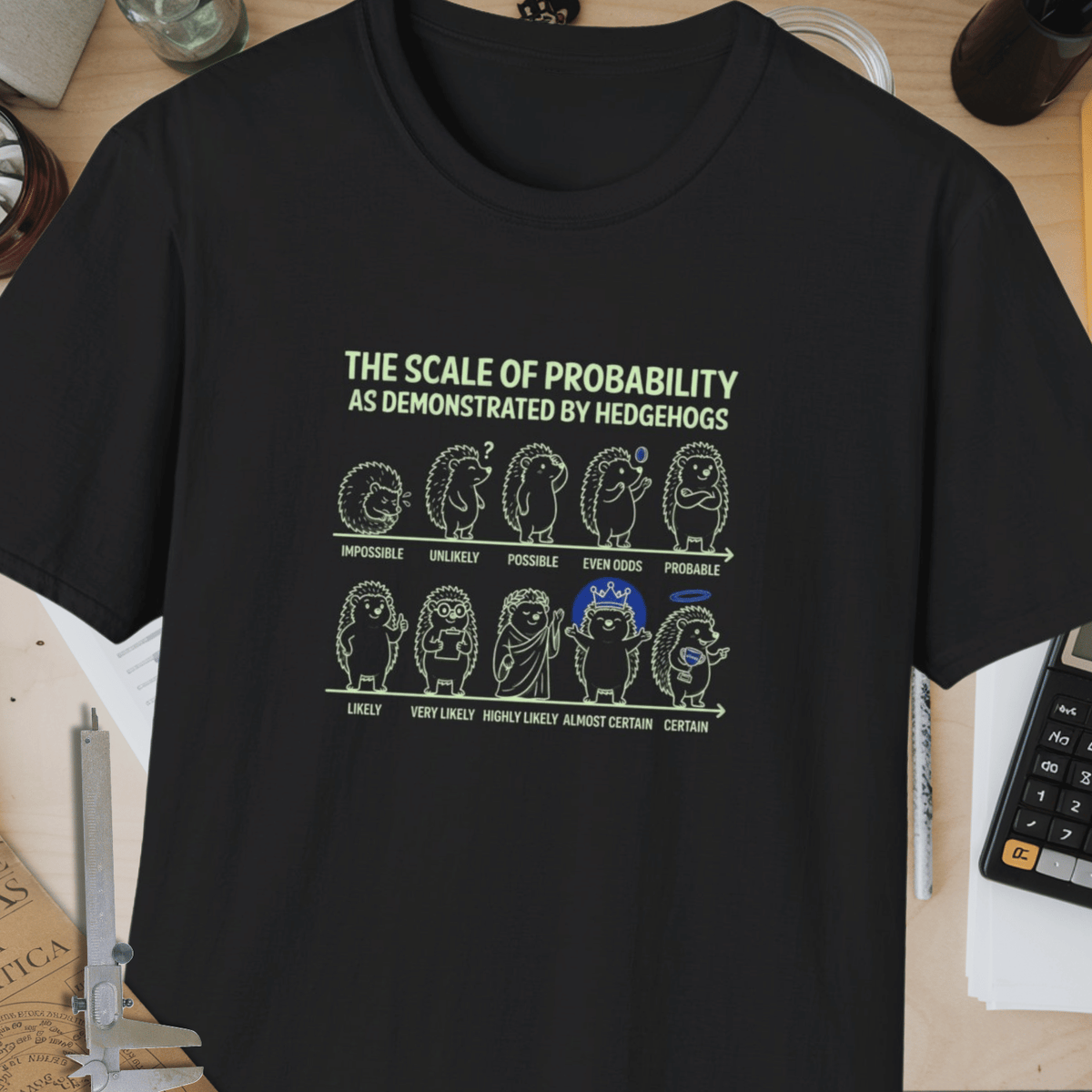 Scale Of Probability Unisex Softstyle T-Shirt