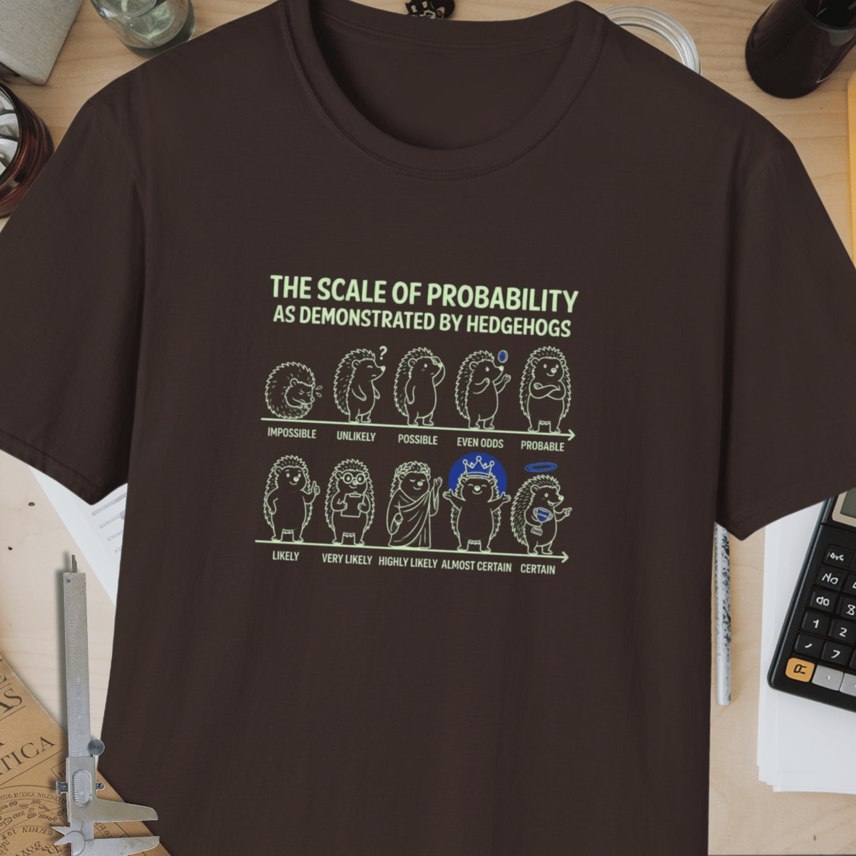 Scale Of Probability Unisex Softstyle T-Shirt