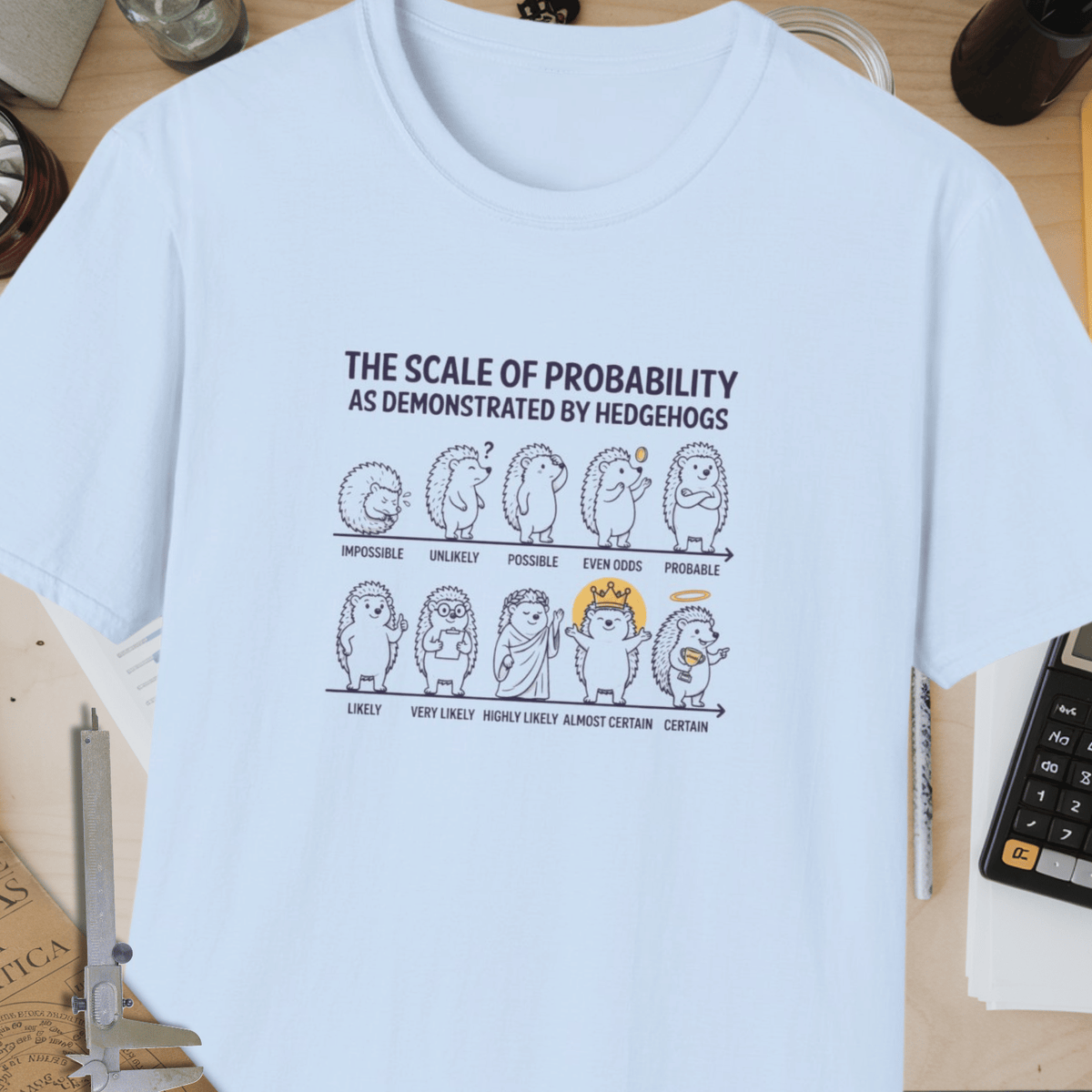 Scale Of Probability Unisex Softstyle T-Shirt