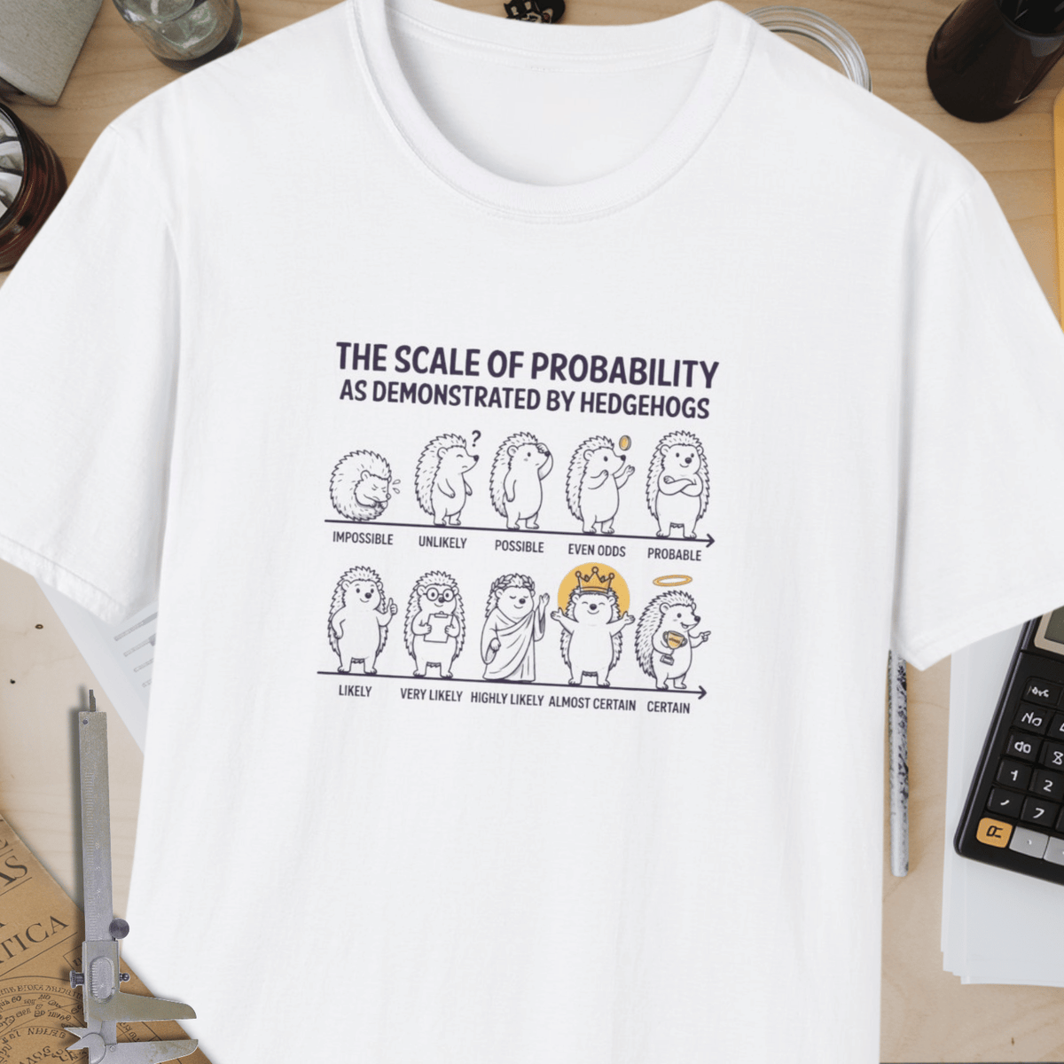 Scale Of Probability Unisex Softstyle T-Shirt