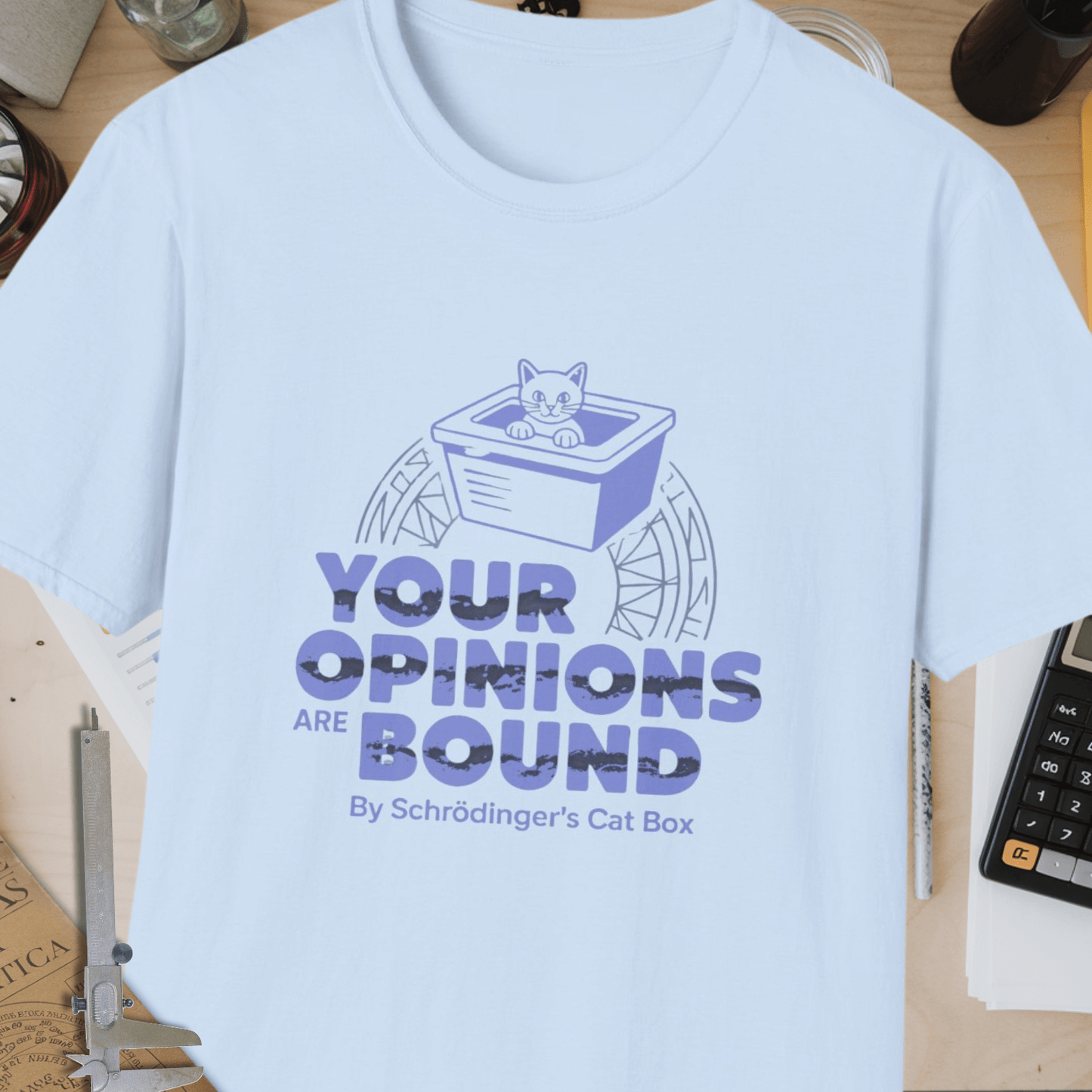 Schrödinger’s Cat Box Unisex Softstyle T-Shirt