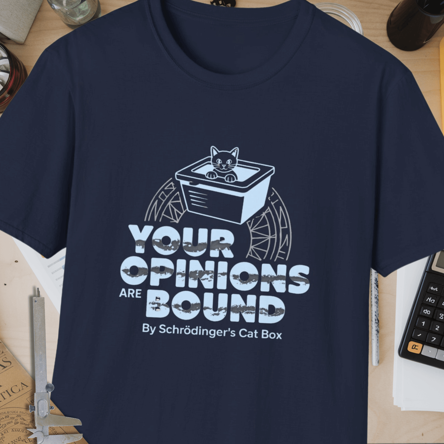 Schrödinger’s Cat Box Unisex Softstyle T-Shirt