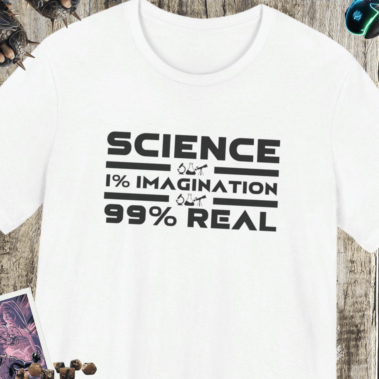 Science 1% Unisex Jersey Short Sleeve T-Shirt