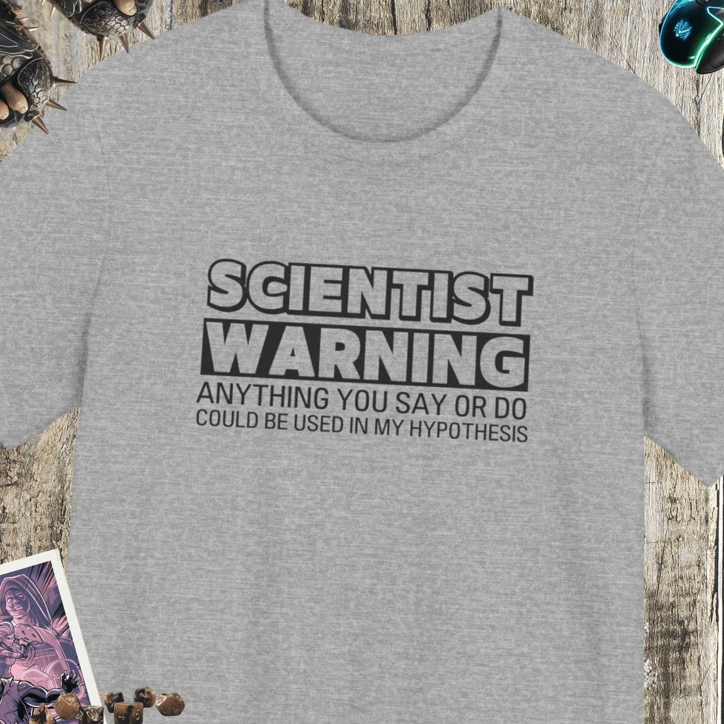 Scientist Warning Jersey Short Sleeve Tee