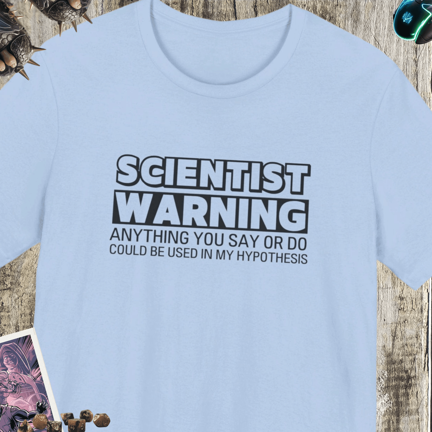 Scientist Warning Jersey Short Sleeve Tee