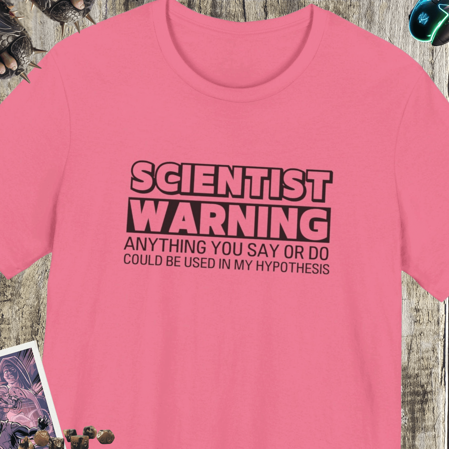 Scientist Warning Jersey Short Sleeve Tee