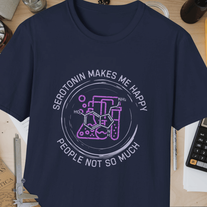Serotonin Makes Me Happy Unisex Softstyle T-Shirt