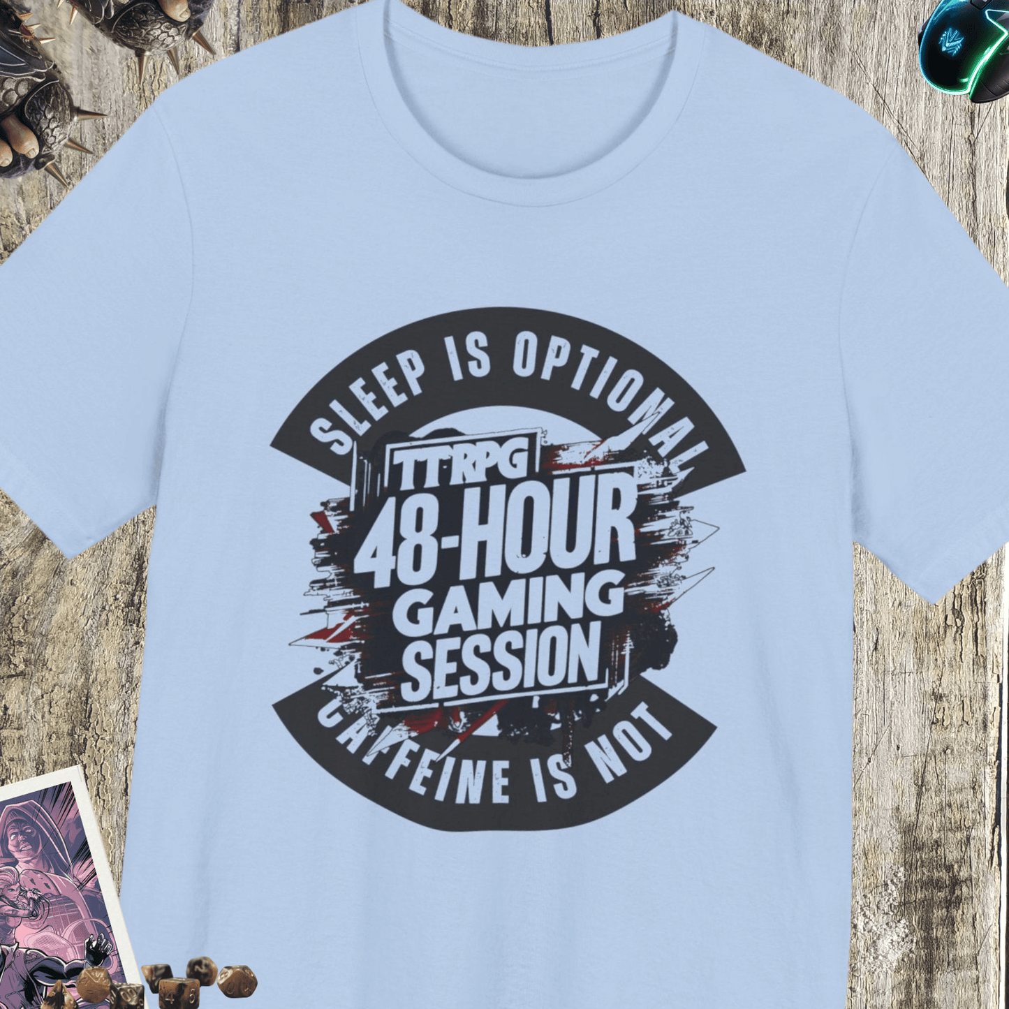 Sleep Is Optional Jersey Short Sleeve Tee