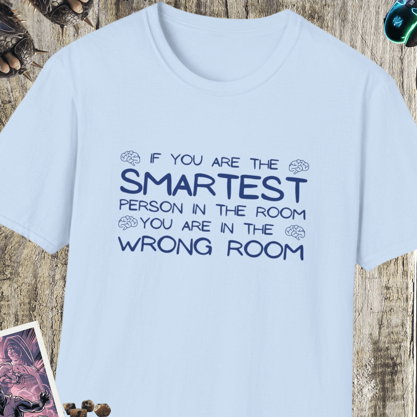 Smartest Person Unisex Softstyle T-Shirt