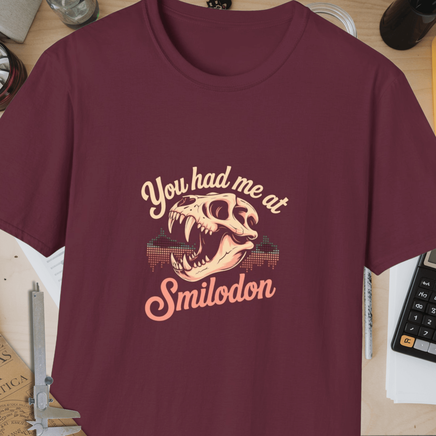 Smilodon Unisex Softstyle T-Shirt