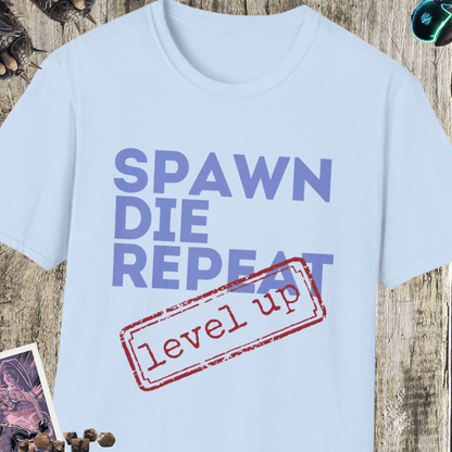 Spawn, Die, Repeat Unisex Softstyle T-Shirt