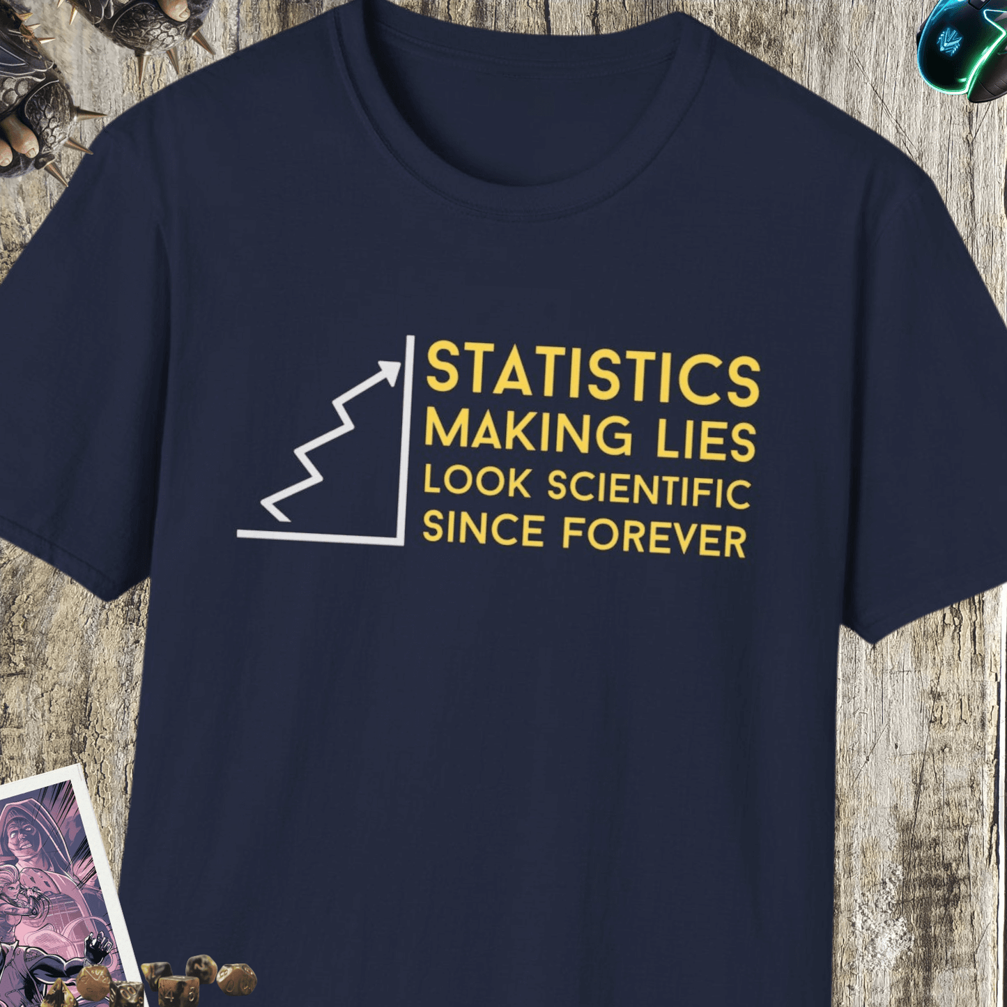 Statistics Unisex Softstyle T-Shirt