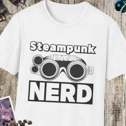 Steampunk Nerd Unisex Softstyle T-Shirt